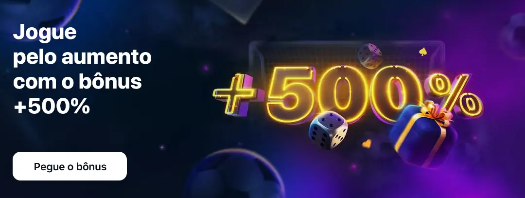 Bônus de +500% para o seu primeiro depósito no 1Win