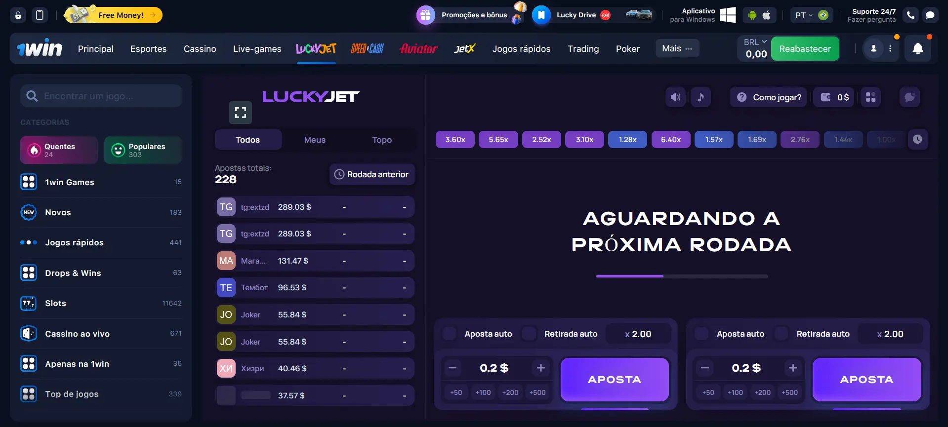 Usando o Lucky Jet Predictor